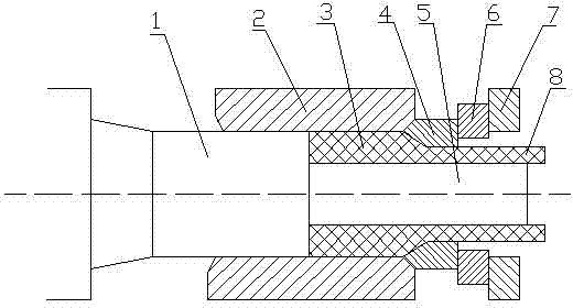 Extrusion method of niobium tube