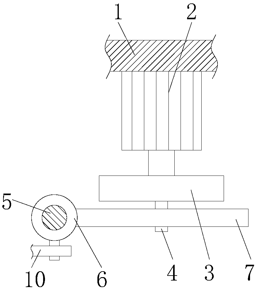 Crystal separation device for high-purity oxalic acid in dyeing and finishing auxiliary for textile