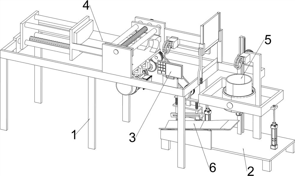 Straw equal-length cutting device capable of removing scattered branches and broken segments