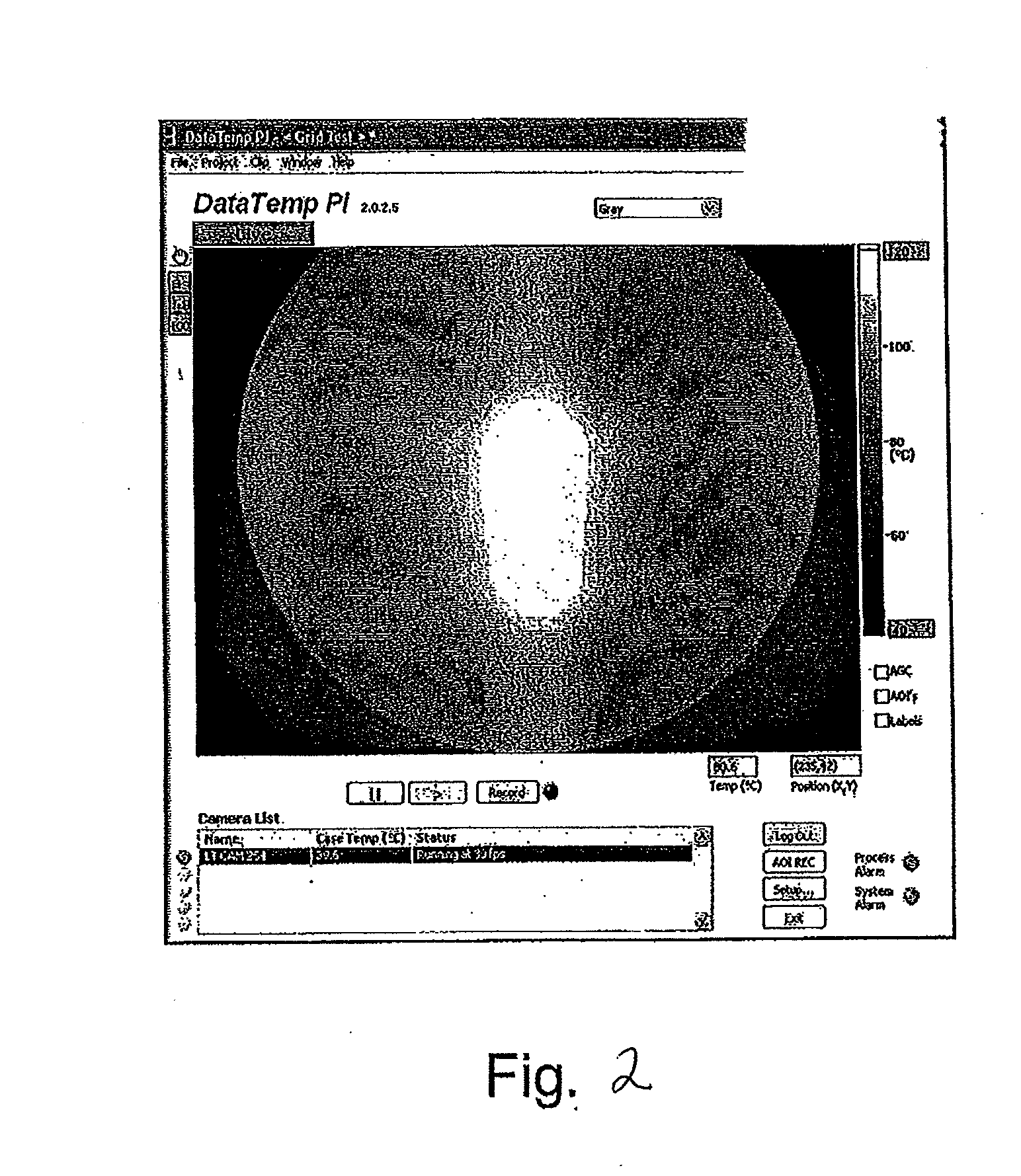 Thermal imager with protective grid