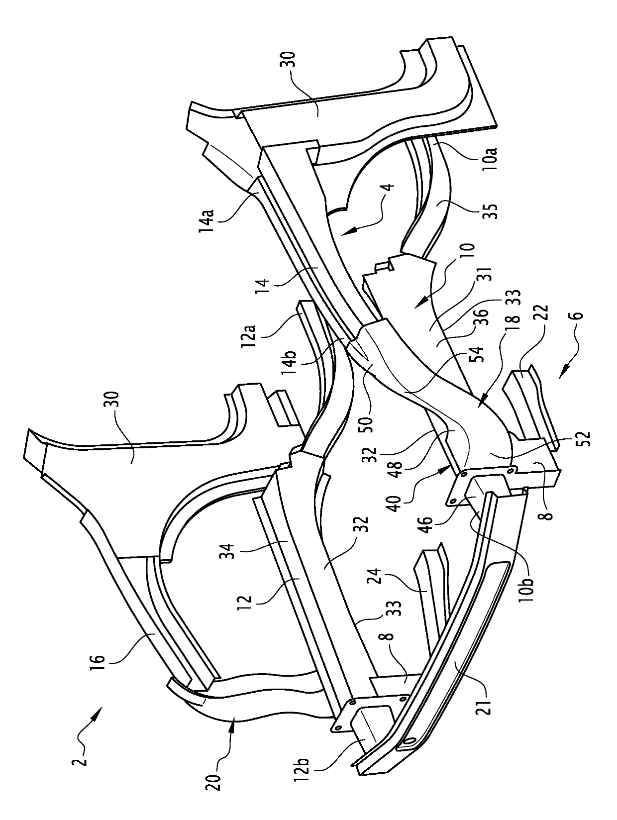 Vehicle front body structure