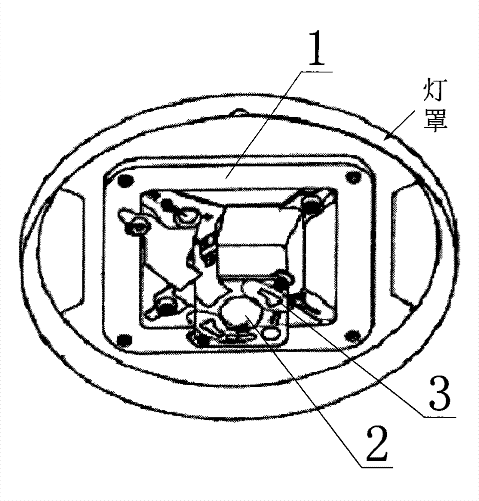 Infrared induction ceiling lamp and monitoring system