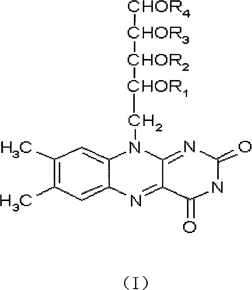 Application of lactoflavin ester derivative for preparing medicine for treating diabetes mellitus and complication thereof