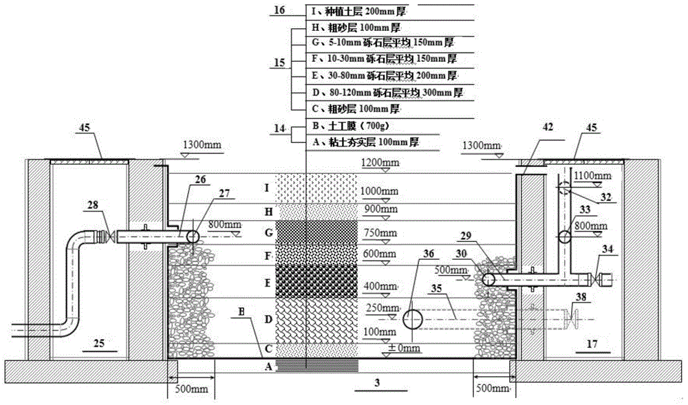 High-cold region reclaimed water deep-purification constructed wetland system