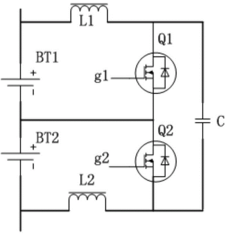 Voltage balancing method and voltage balancing circuit of lithium-ion energy storage battery