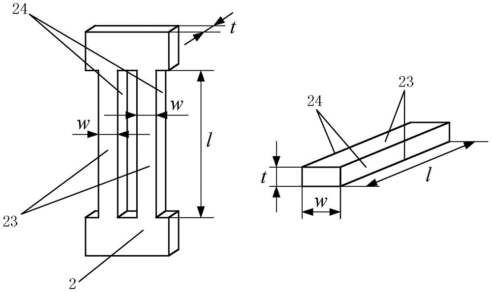 Double-ended tuning fork scanning probe probe system and its measurement method