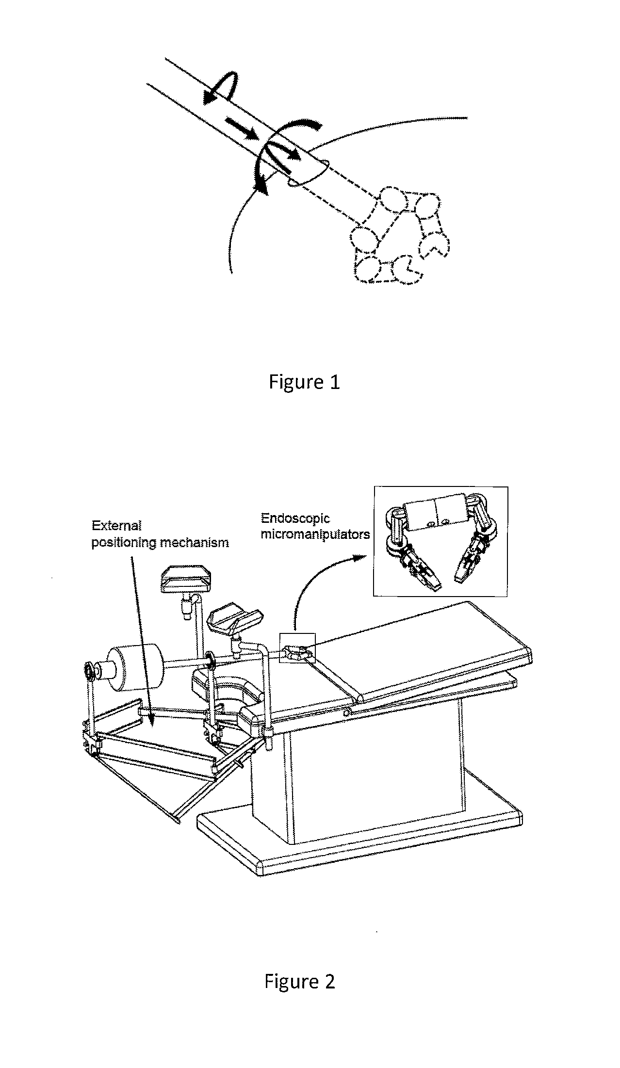 Mechanical positioning system for surgical instruments