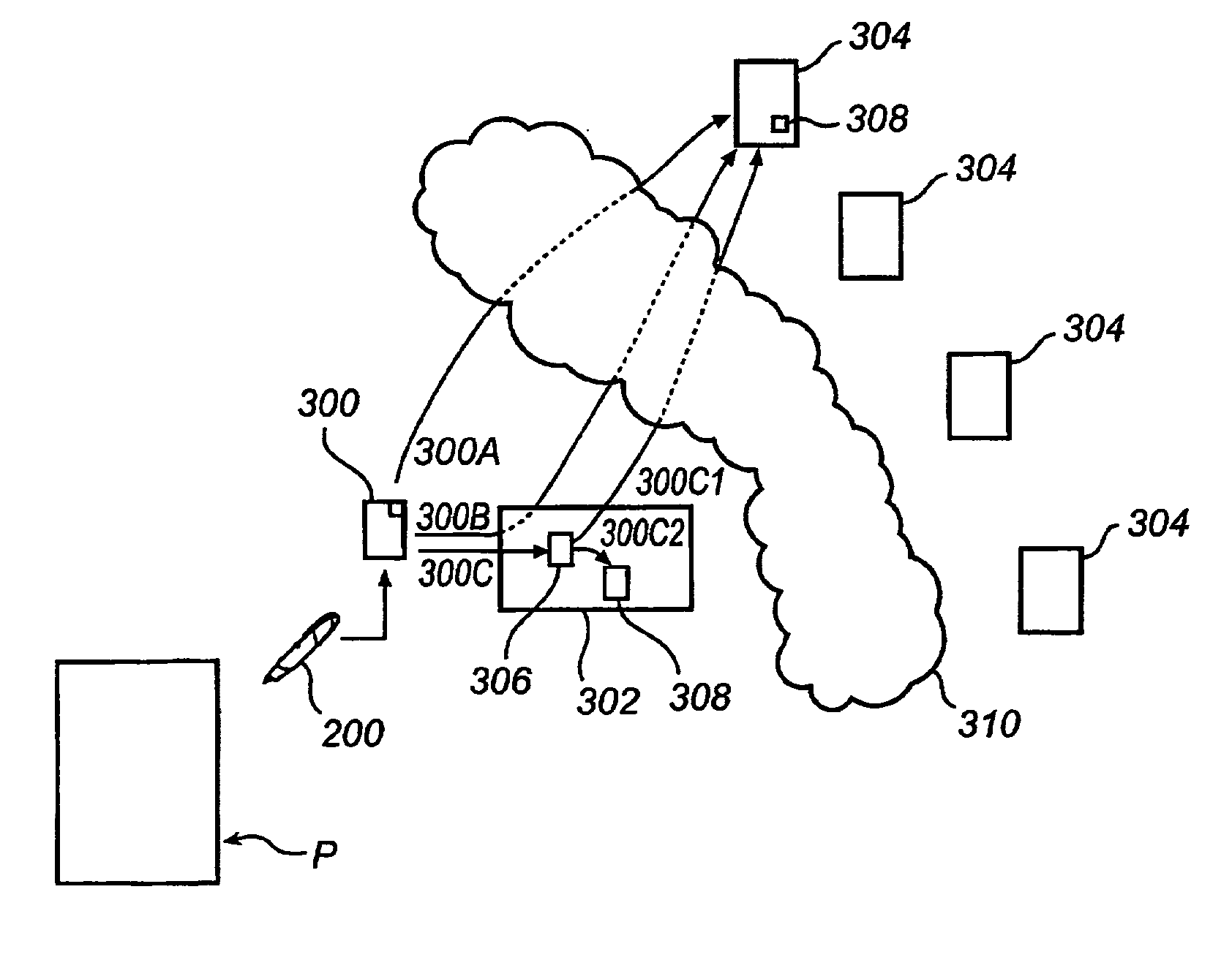 Data Processing in an Electric Pen