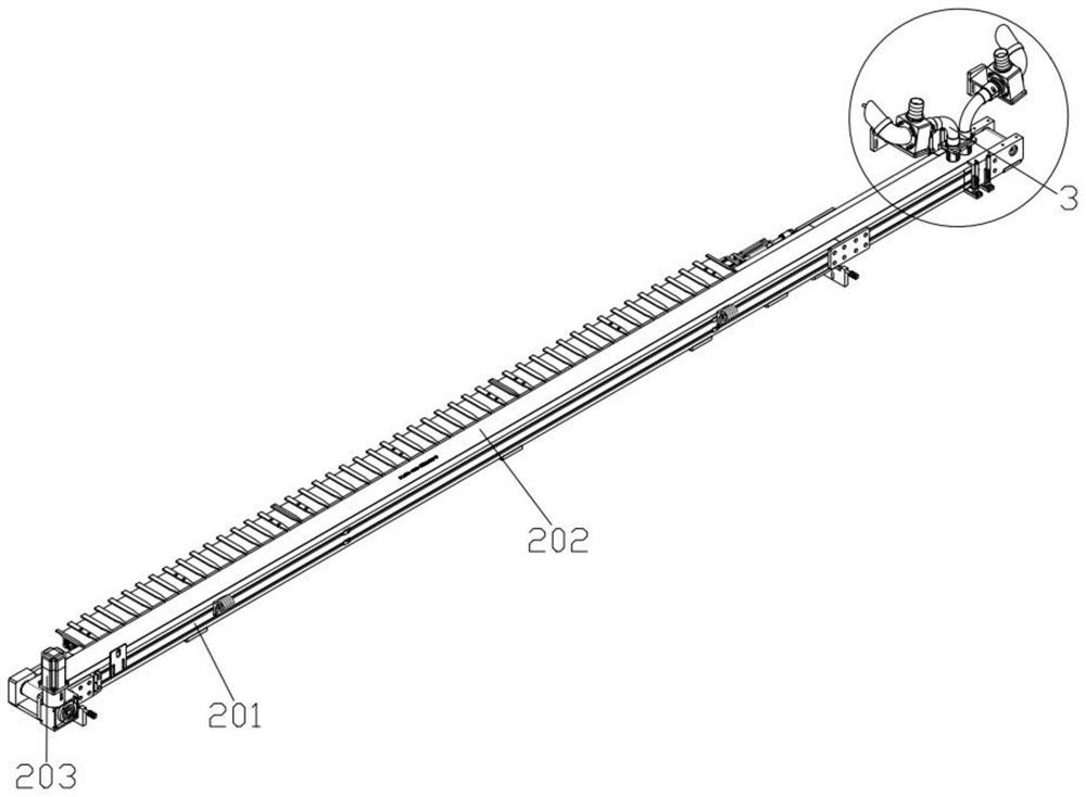 Efficient spring receiving device