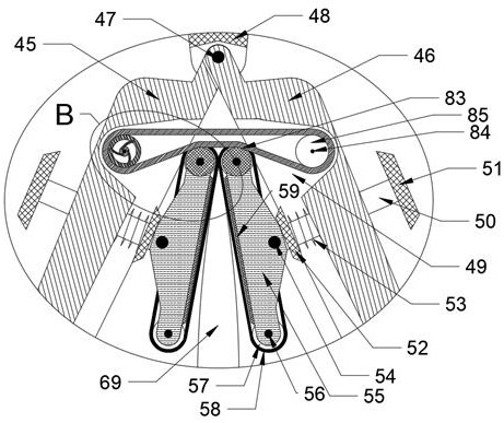 Convex grind sharpener capable of automatically changing grinding angle