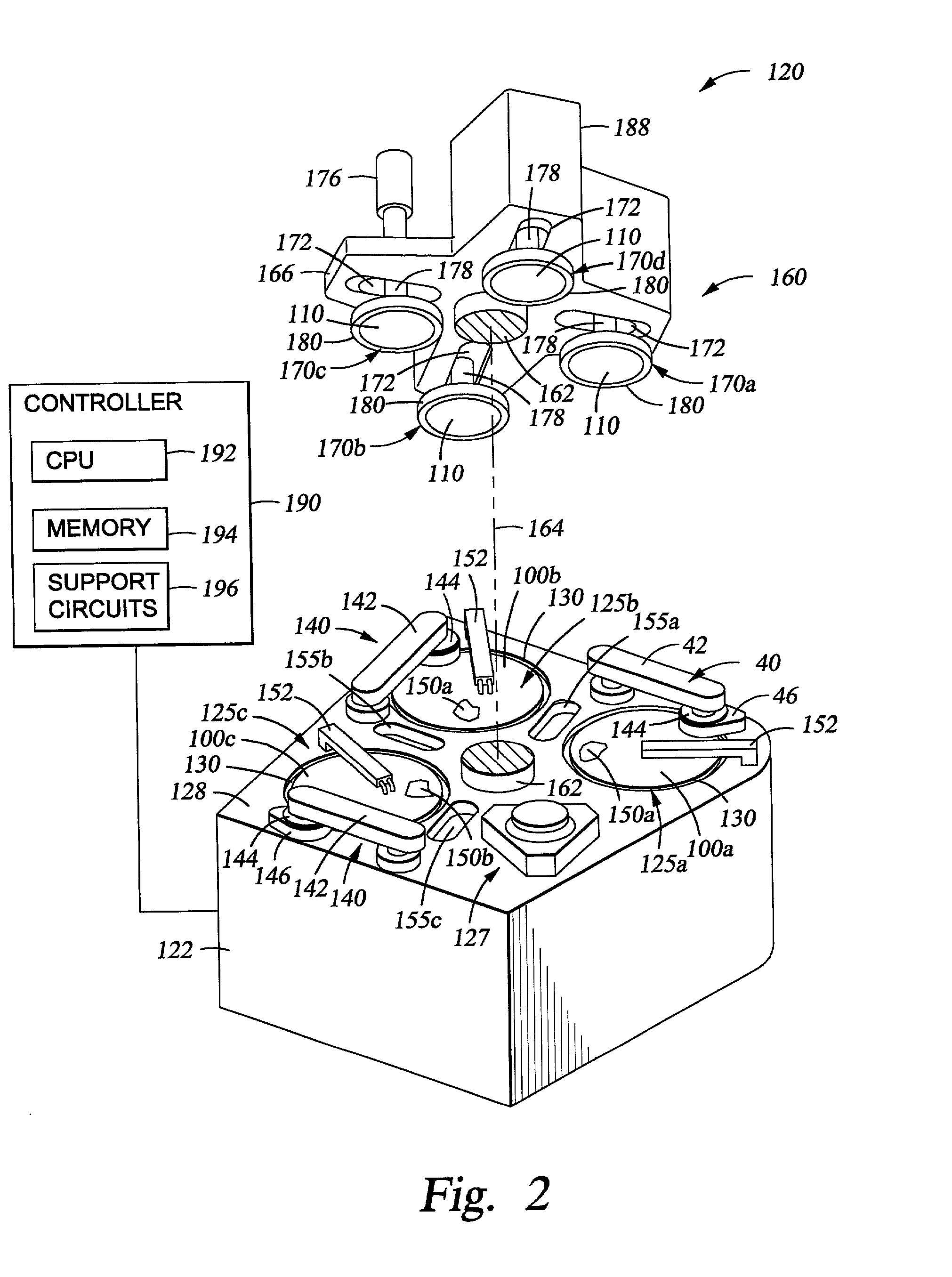 Method and apparatus for polishing metal and dielectric substrates