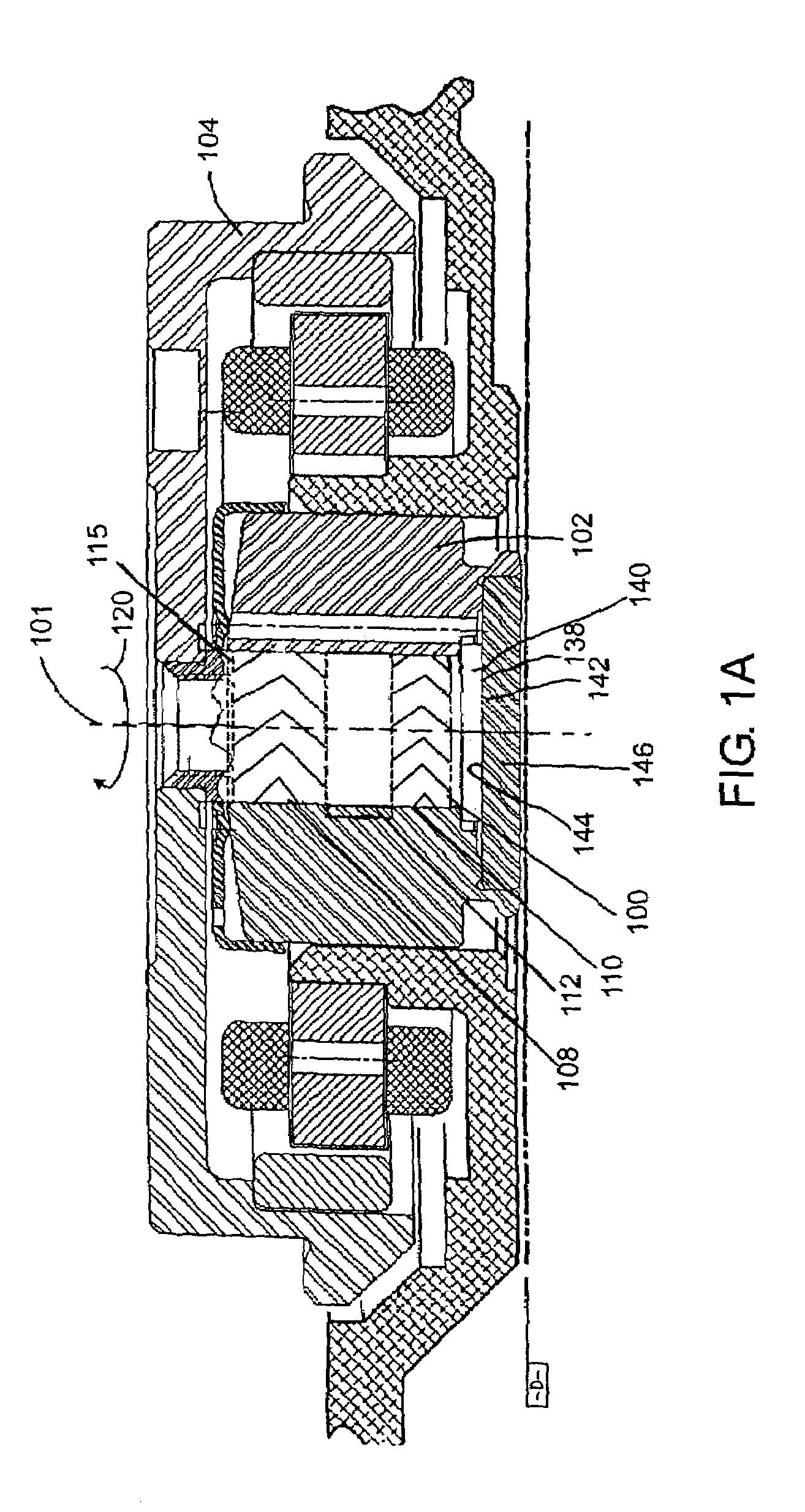 Grooving pattern for grooved fluid bearing