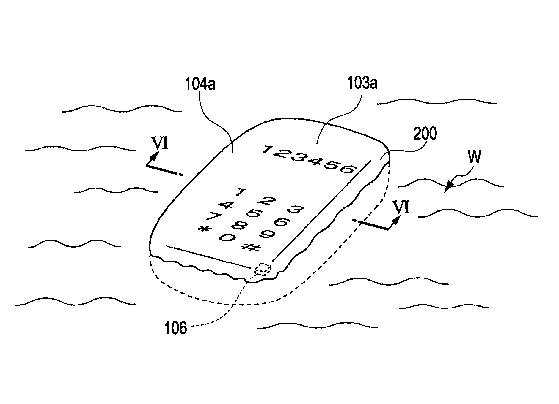 Portable wireless communication device