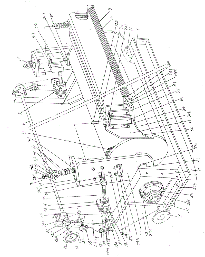 Cotton feeding device for carding machine