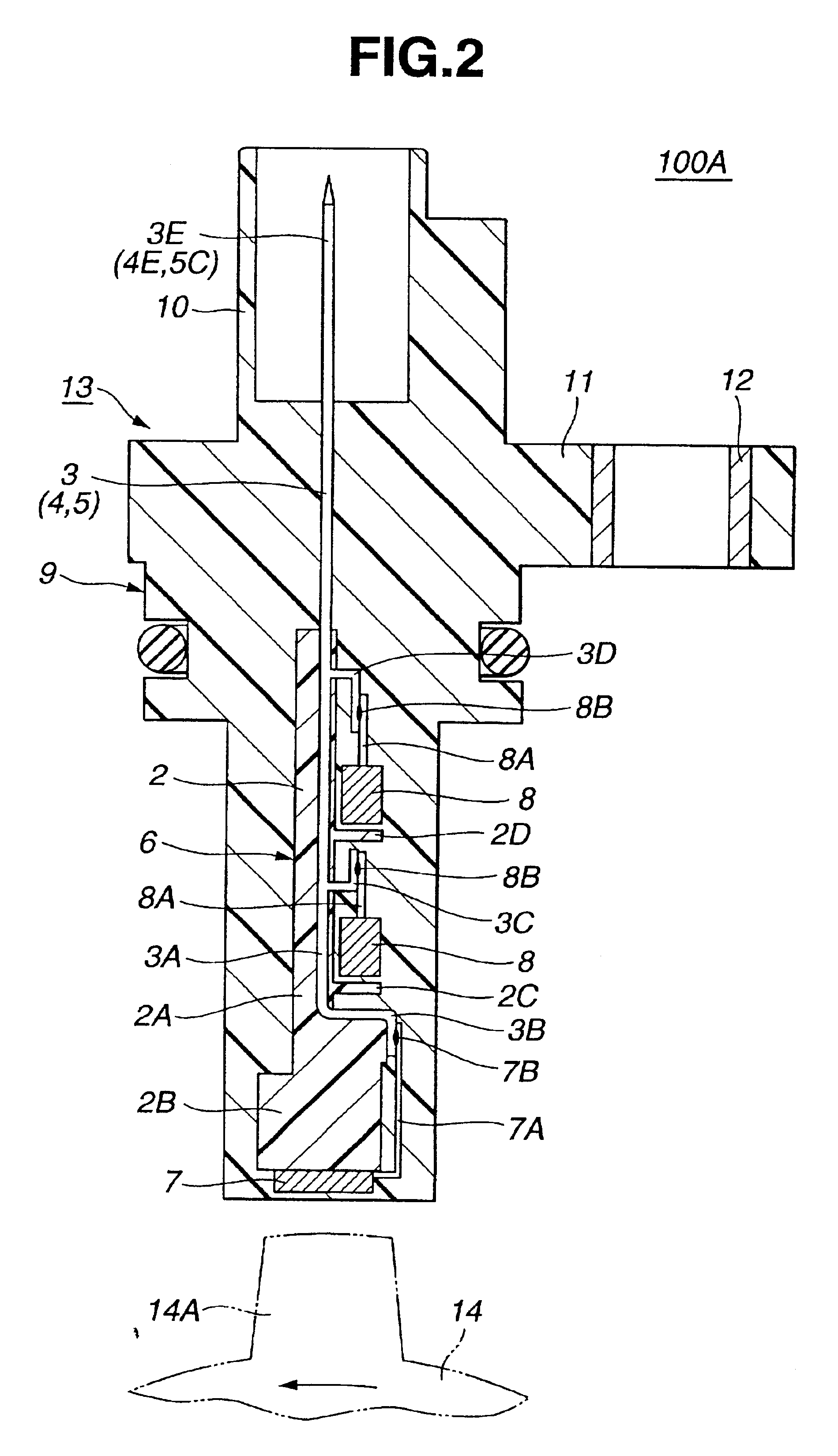 Rotation detecting device and method of producing same