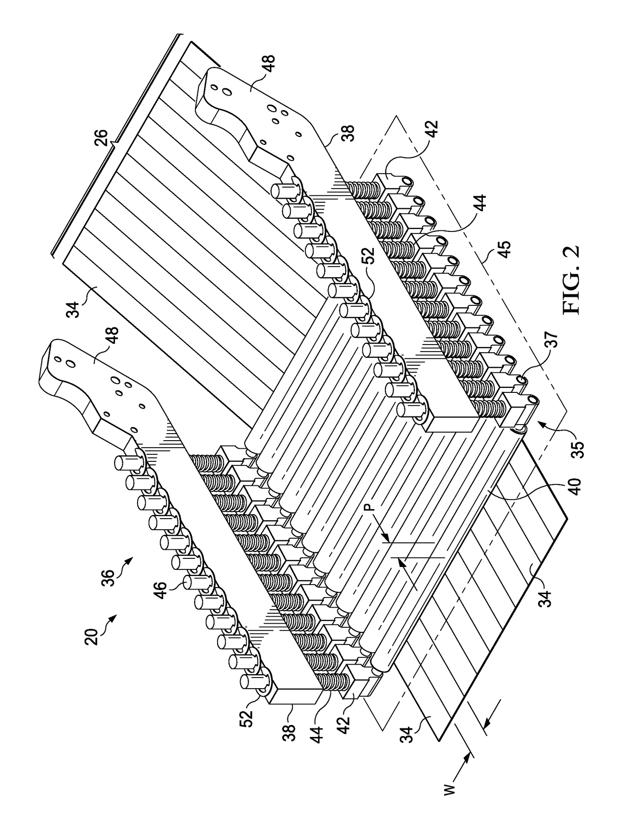 Compaction method and device for automated fiber placement