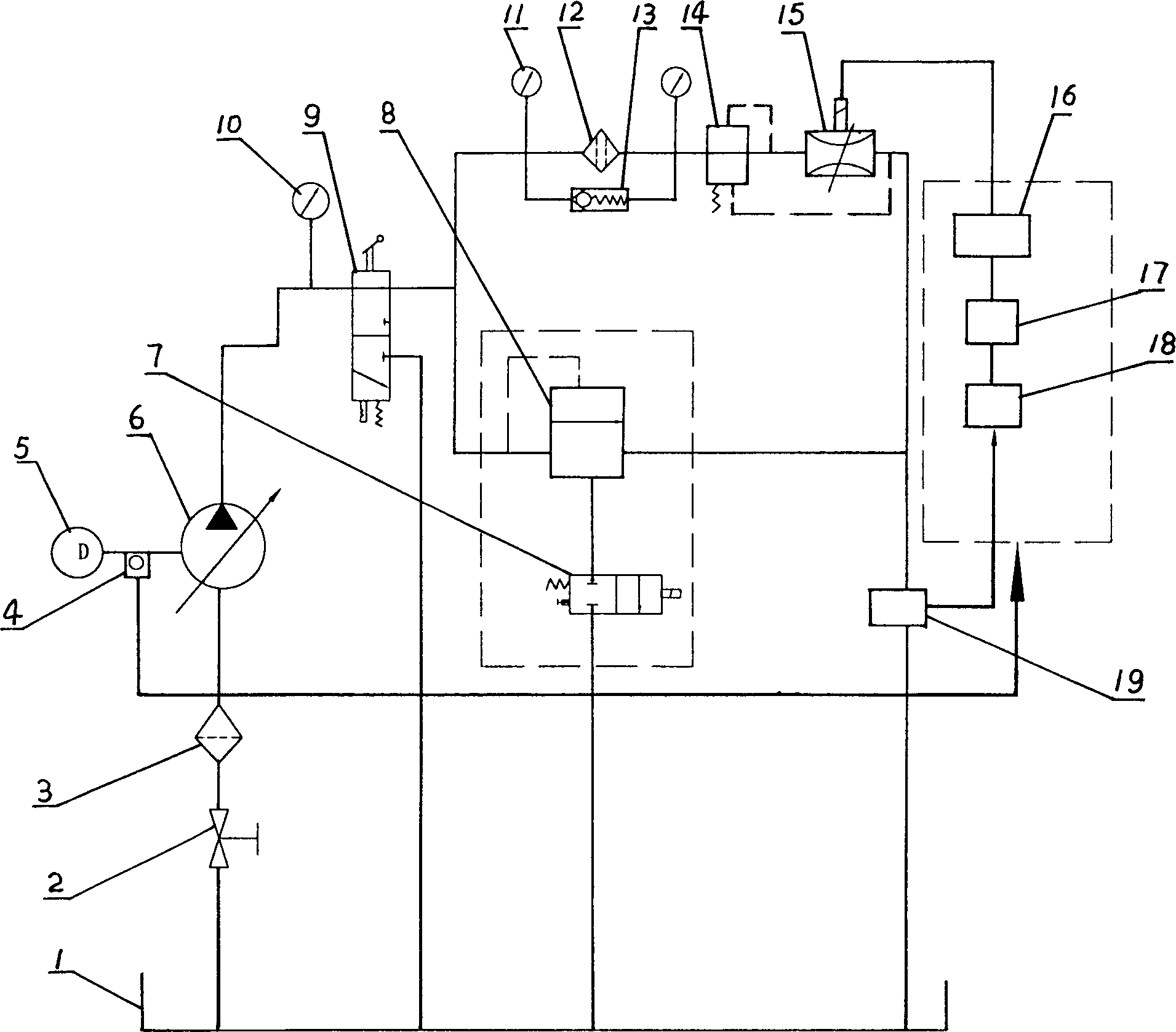 Hydraulic arrester with capabilities of speed adjustment and soft braking