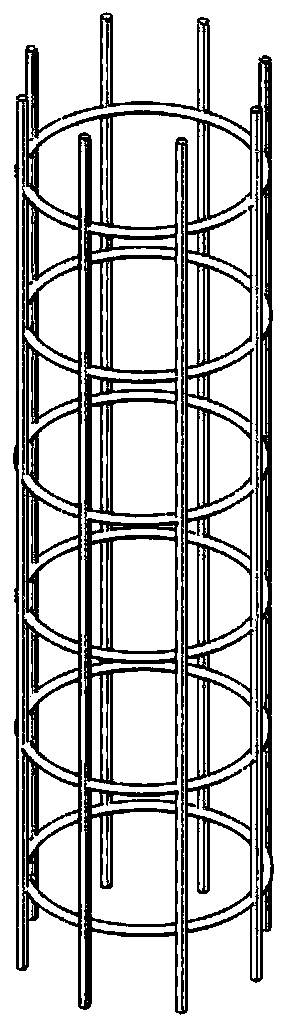 Novel optical fiber intelligent steel bar planting device