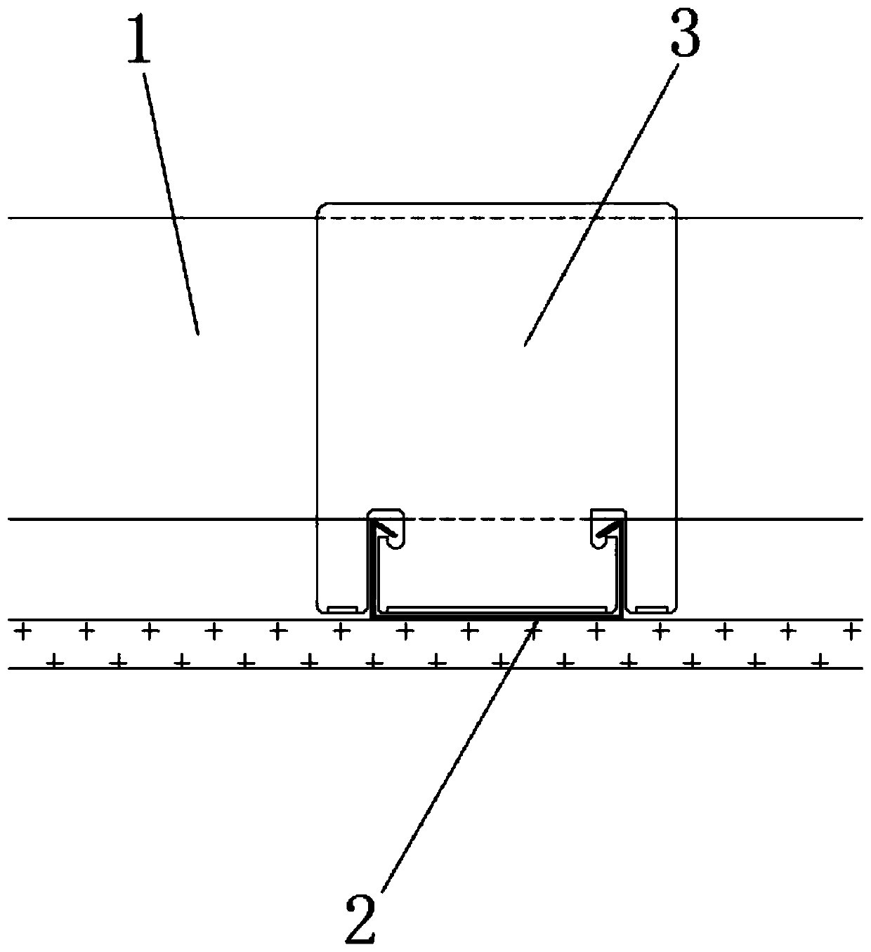 Anti-twisting structure for ceiling light steel keels