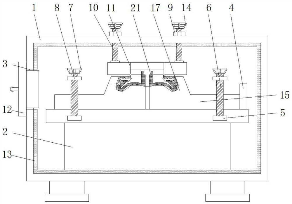 Welding device for ceramic plate and metal cylinder component