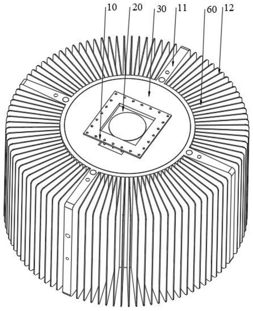 Photo-thermal integrated radiator