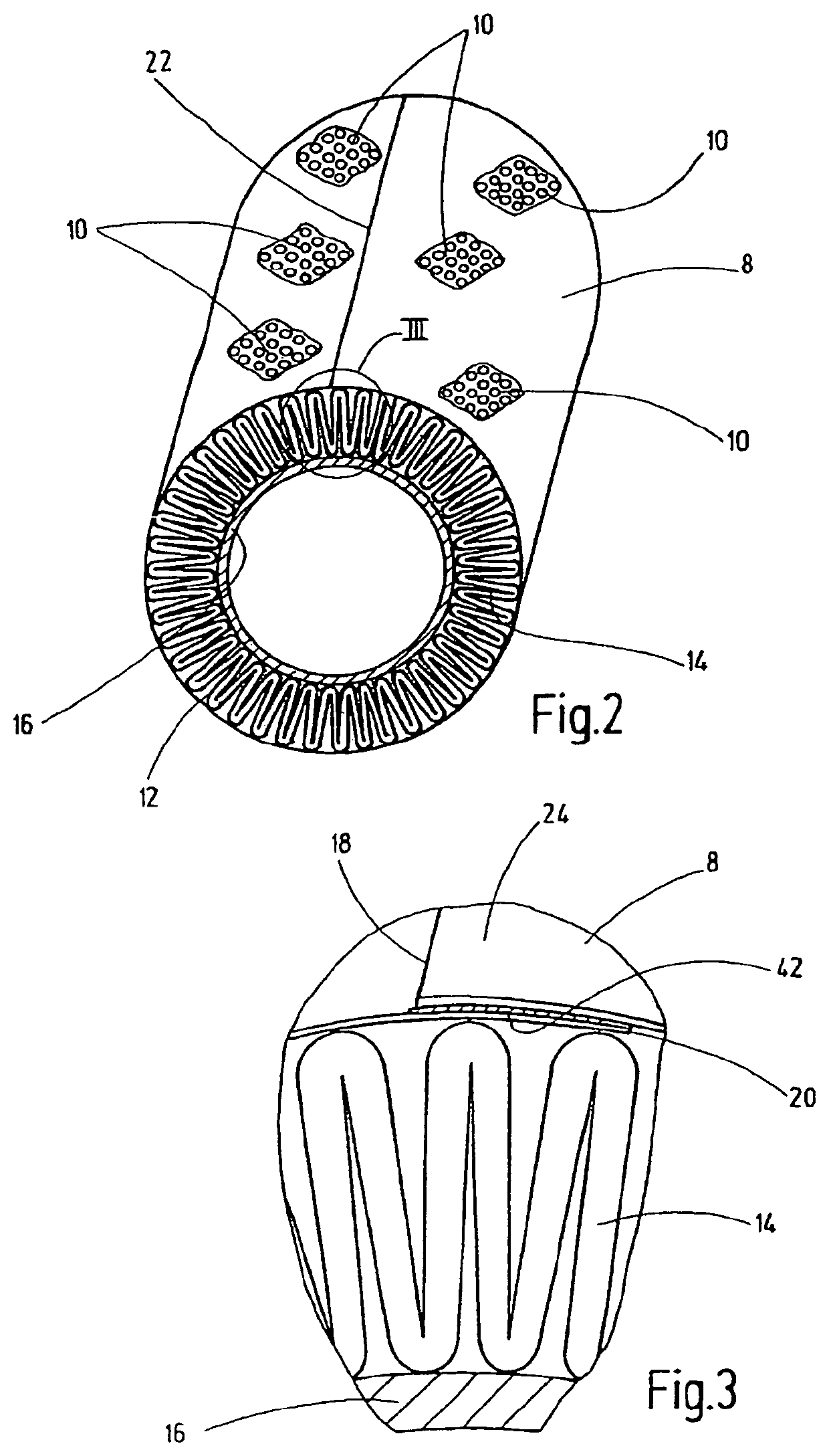 Method for producing a filter element