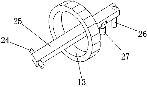 Water flow interval type controlled water pipe for planting chrysanthemum morifolium