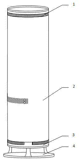 Stacked type intelligent air treatment system