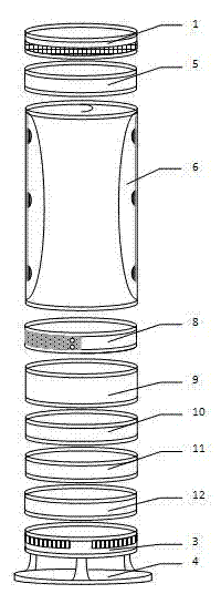 Stacked type intelligent air treatment system