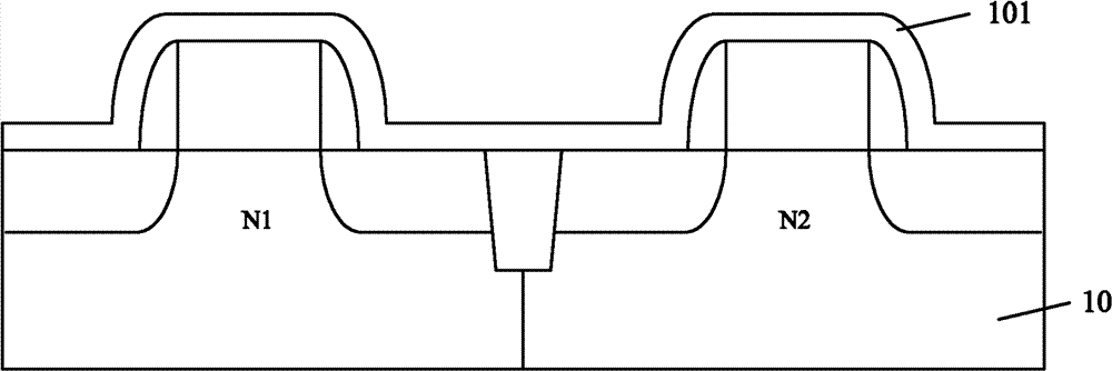 Fabrication method of CMOS (complementary metal-oxide-semiconductor transistor) transistor