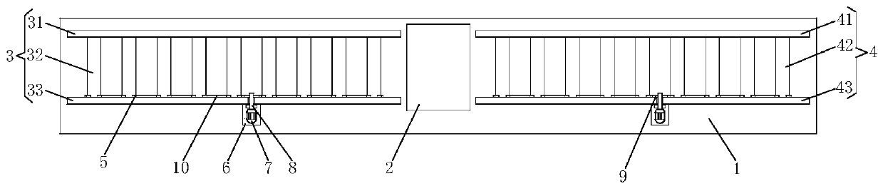 Section steel cutting device and use method thereof