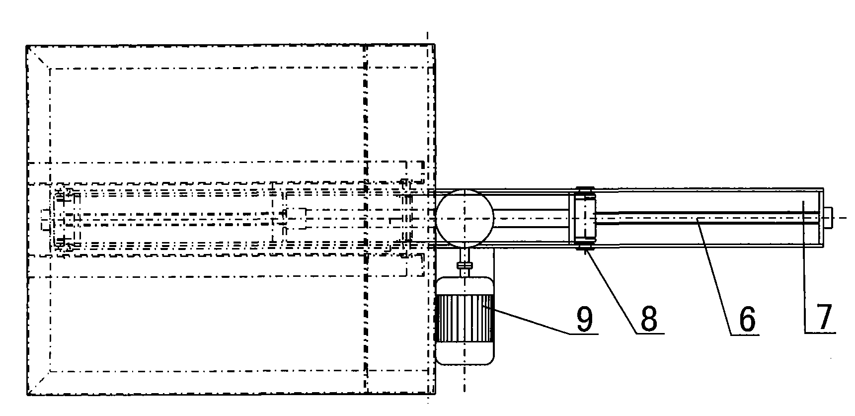 Push-and-pull type die turning-over device