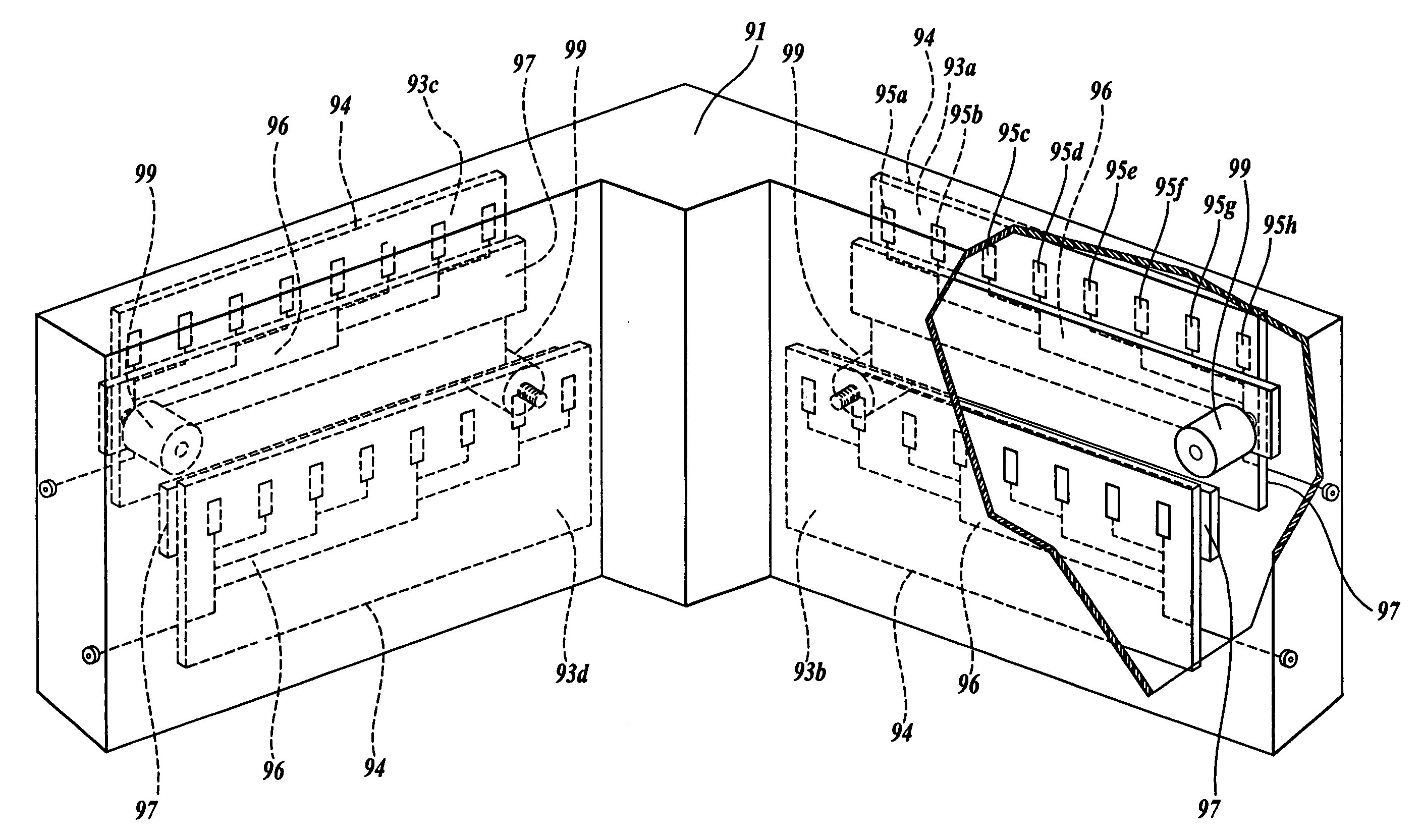 Transmission line phase shifter