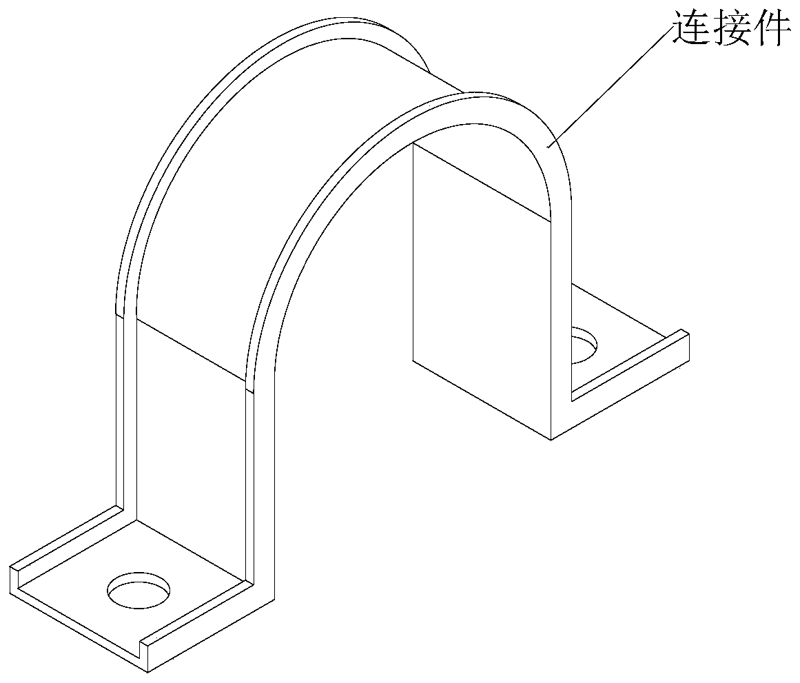 Graded punch forming method for automobile sheet metal connecting piece