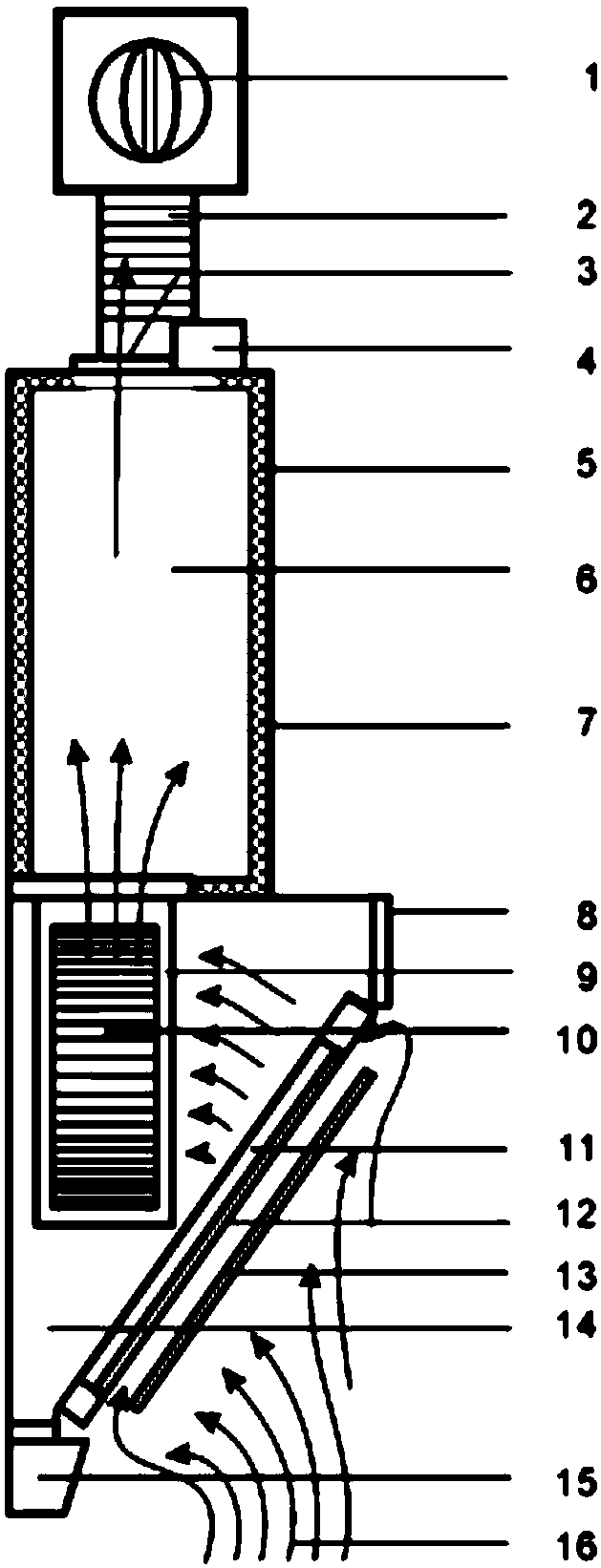 High-static-pressure cooking lampblack treatment device and range hood