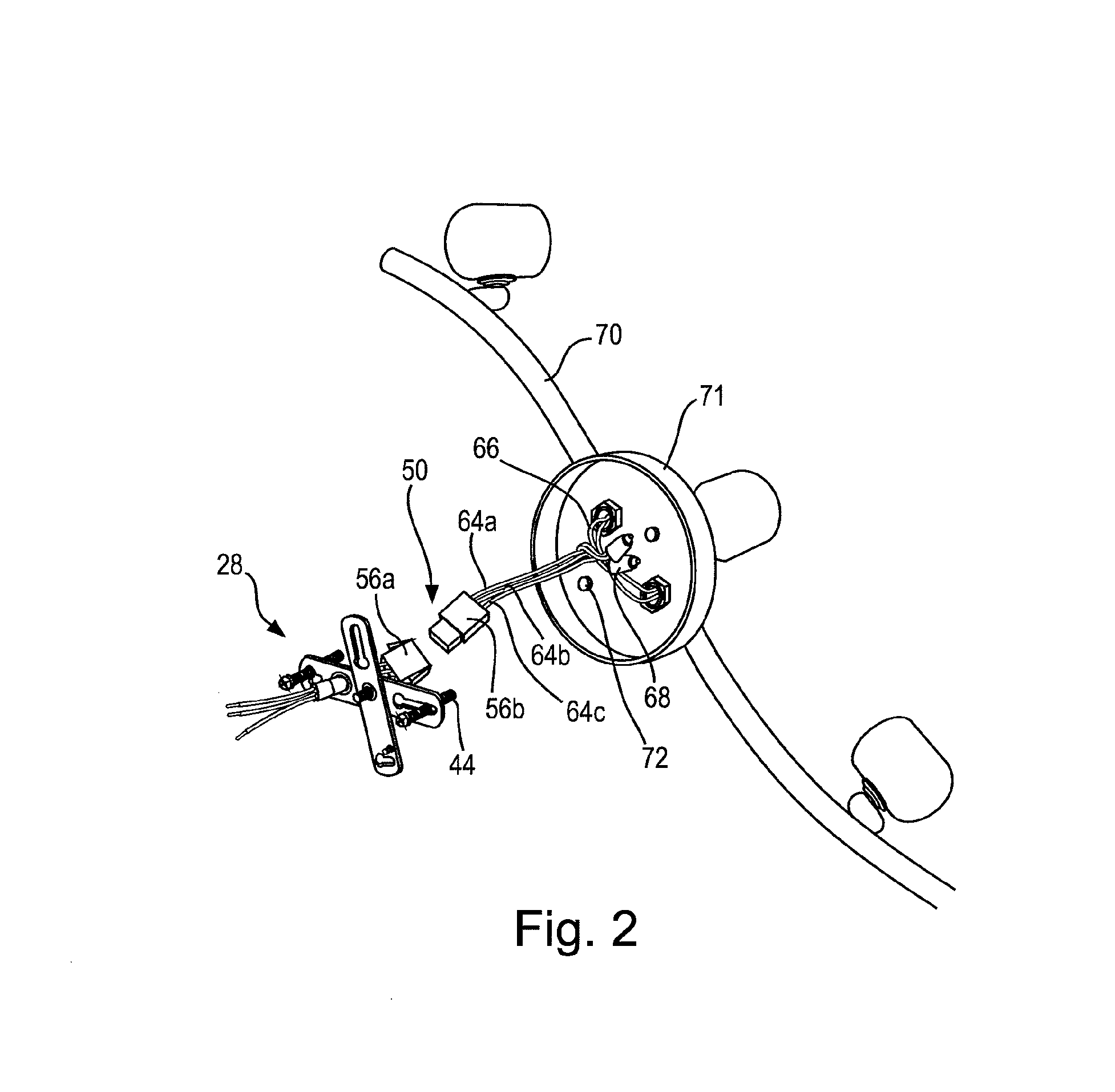 System for mounting an electrical fixture to an electrical junction box