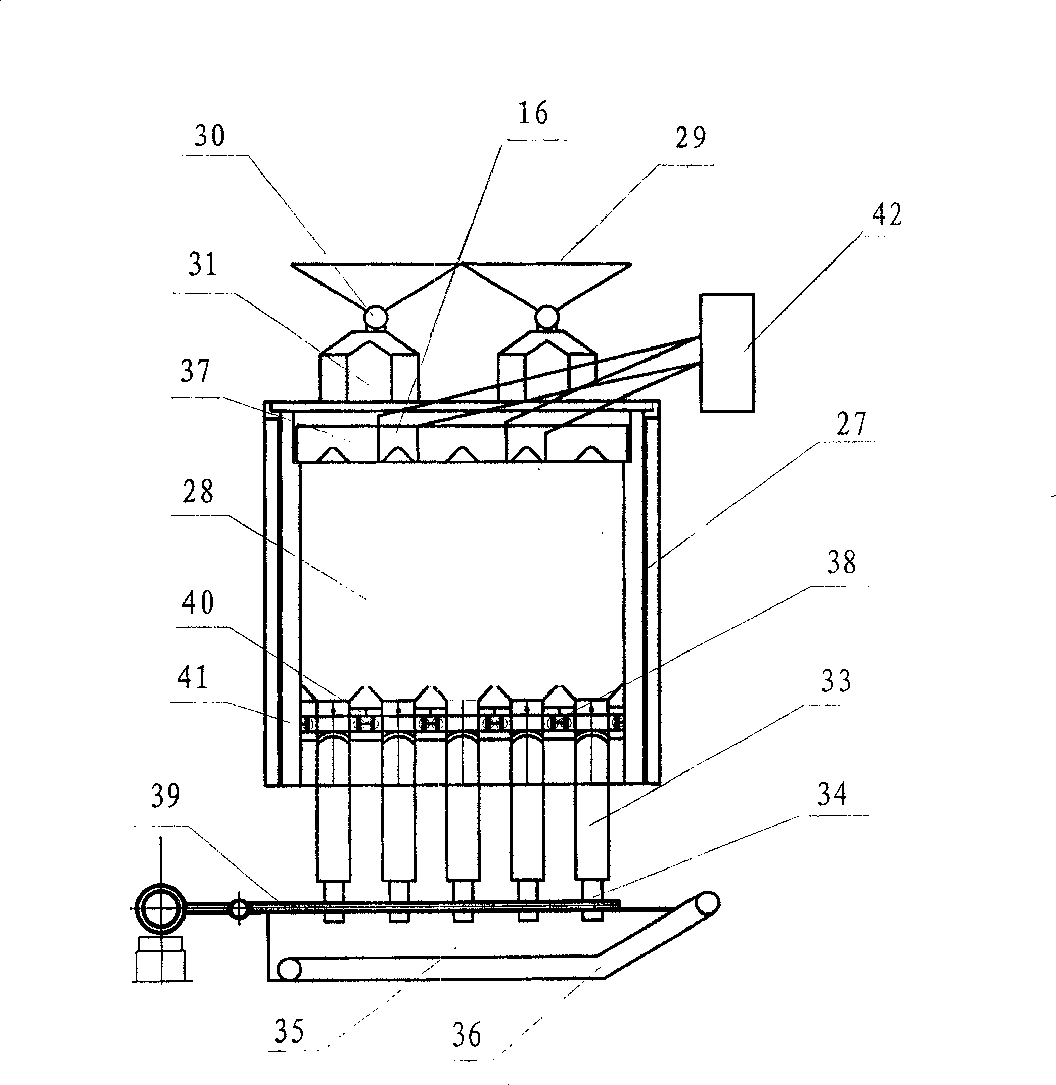 Low-temperature coal carbonization kiln