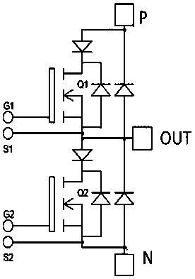 Thin power module suitable for high frequency application