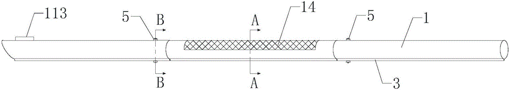 Bamboo canoe drifting sport apparatus