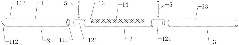 Bamboo canoe drifting sport apparatus