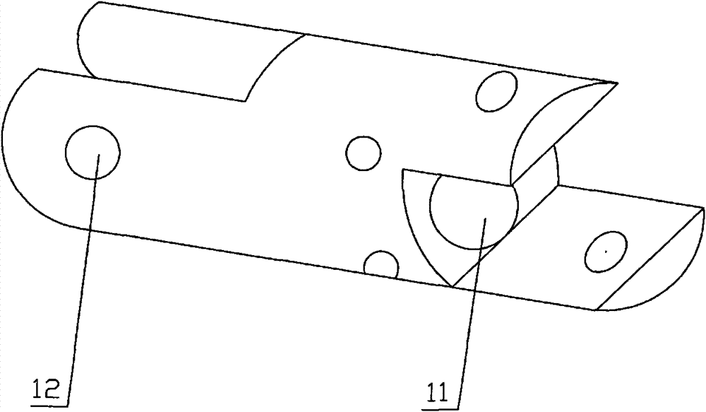 Flexible rod-shaped chain link type door window opener