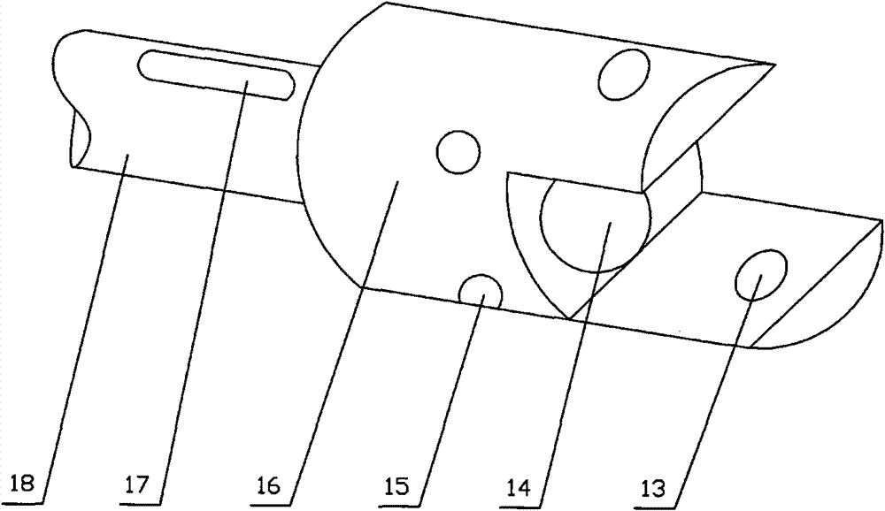 Flexible rod-shaped chain link type door window opener