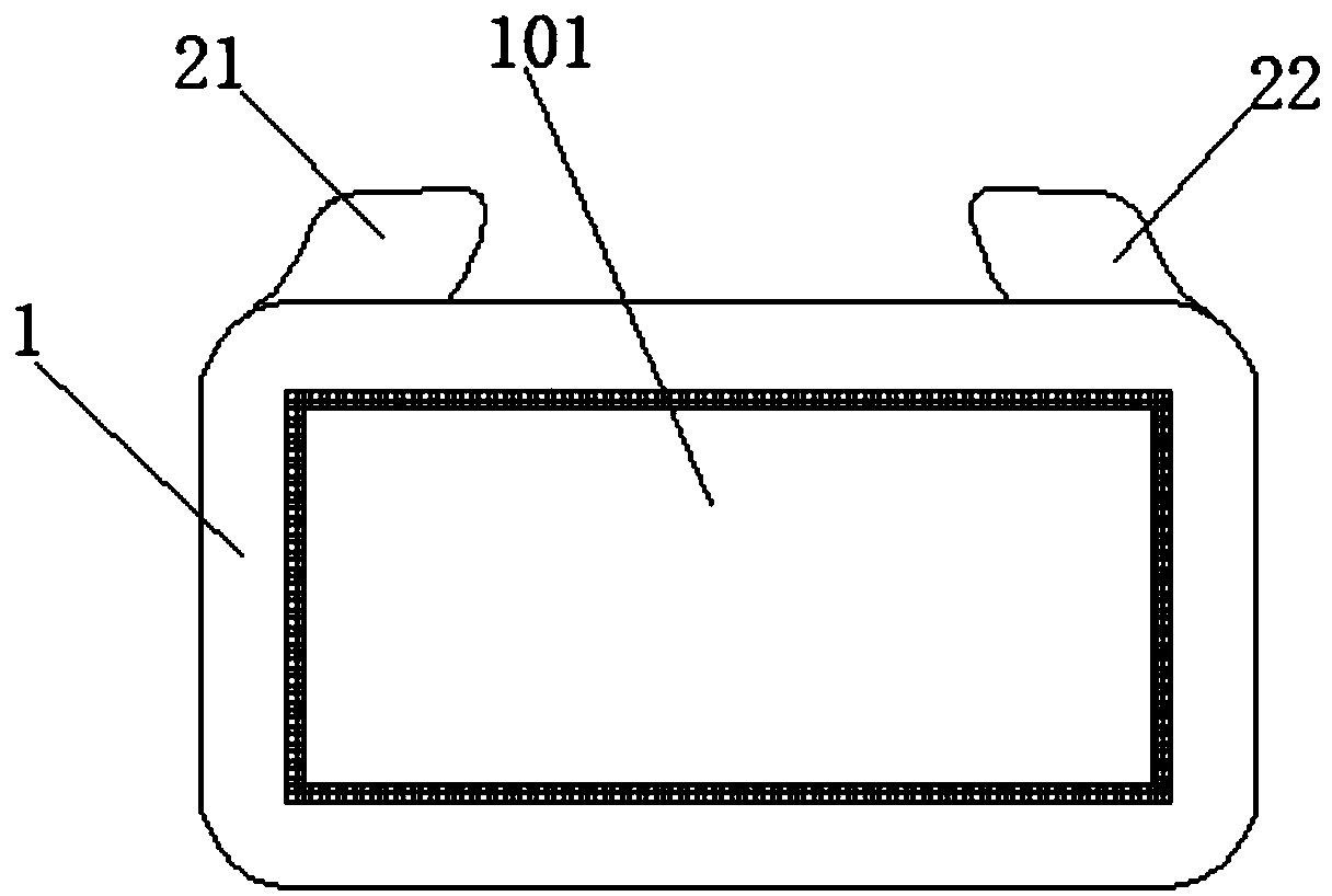 Backpack with positioning function