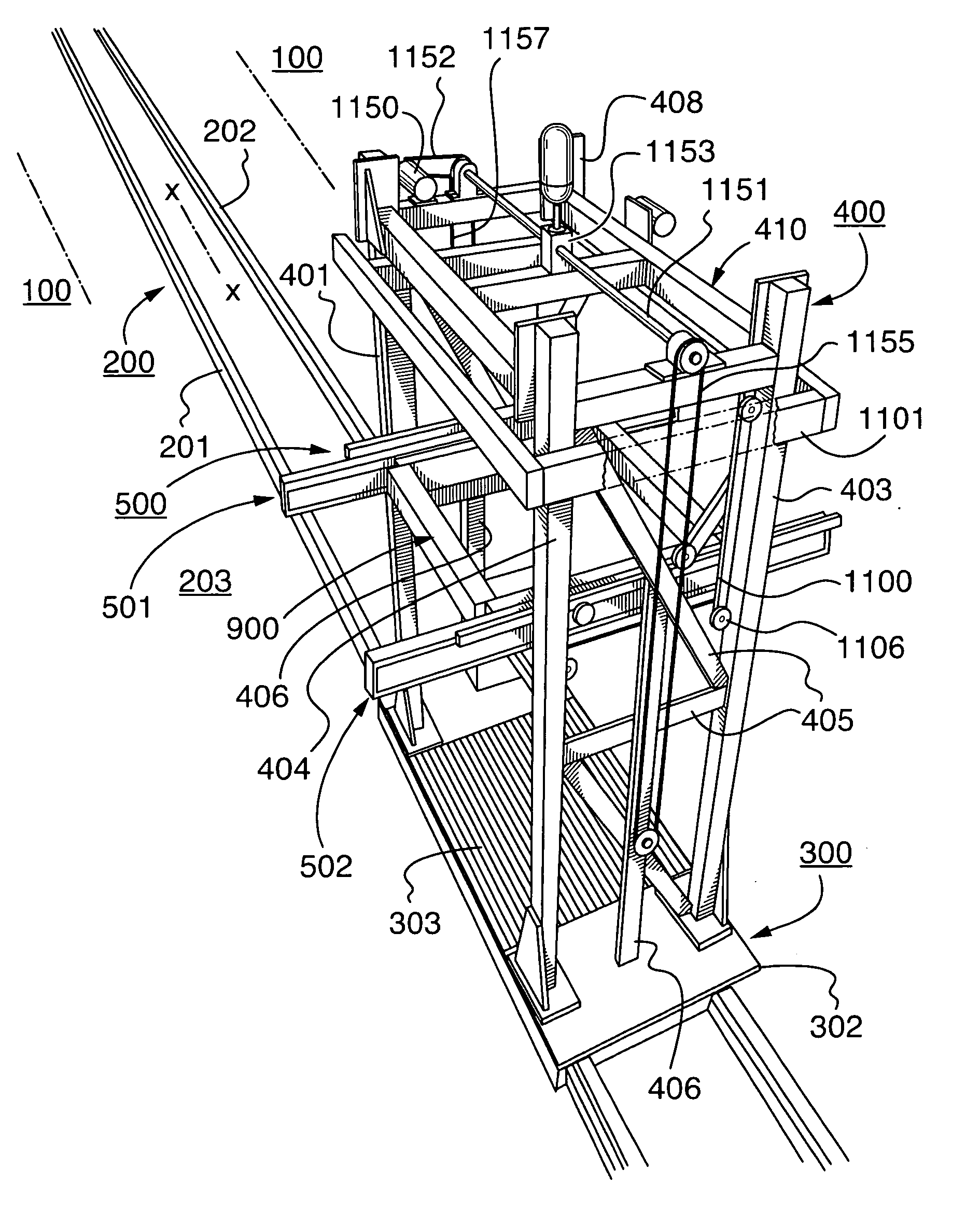 Article retrieving and positioning system and apparatus for articles, layers, cases, and pallets