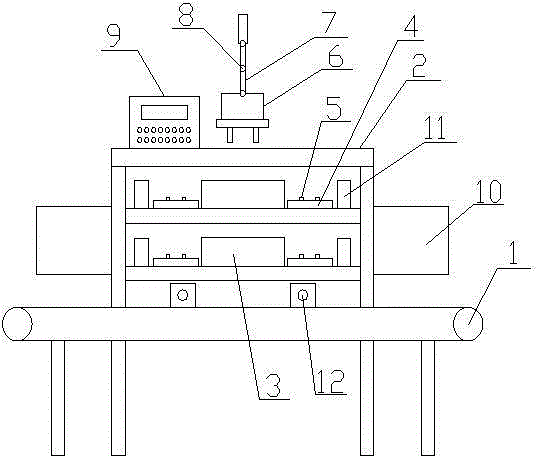 Vehicle navigation automatic aging test device