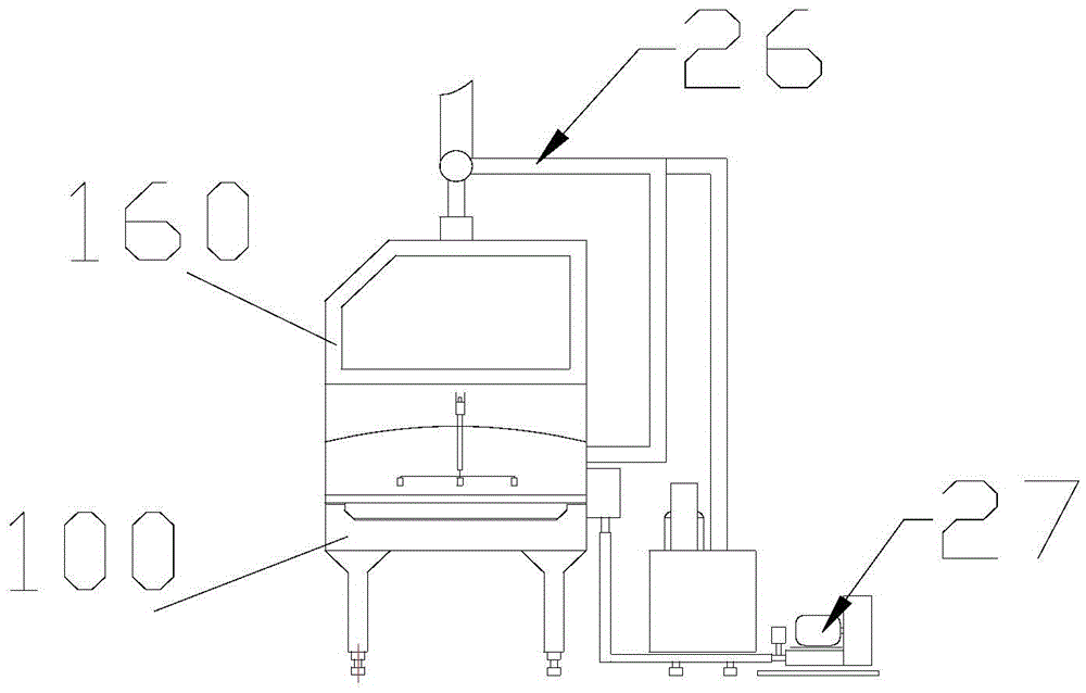 Automatic production line for AG anti-dazzle panel display glass