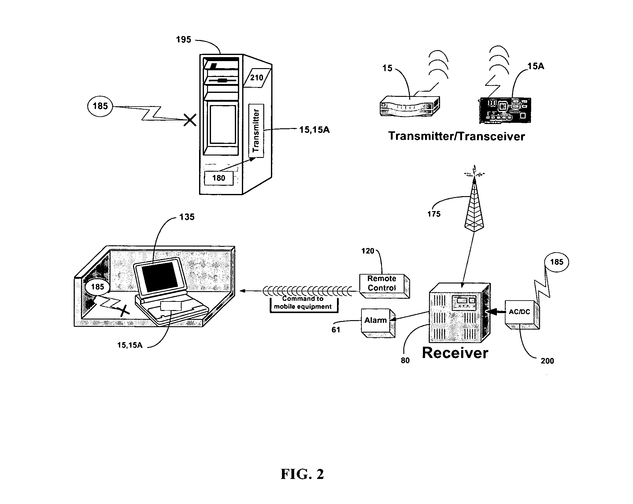 Wireless anti-theft system for computer and other electronic and electrical equipment