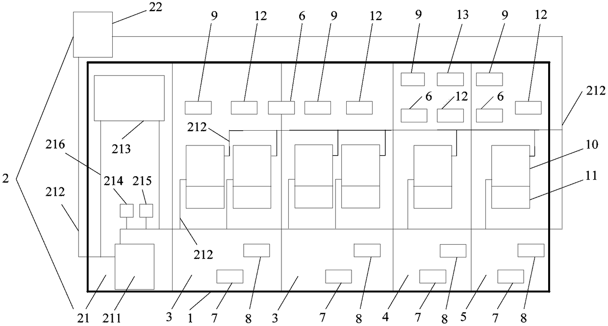 Integrated converter cabinet