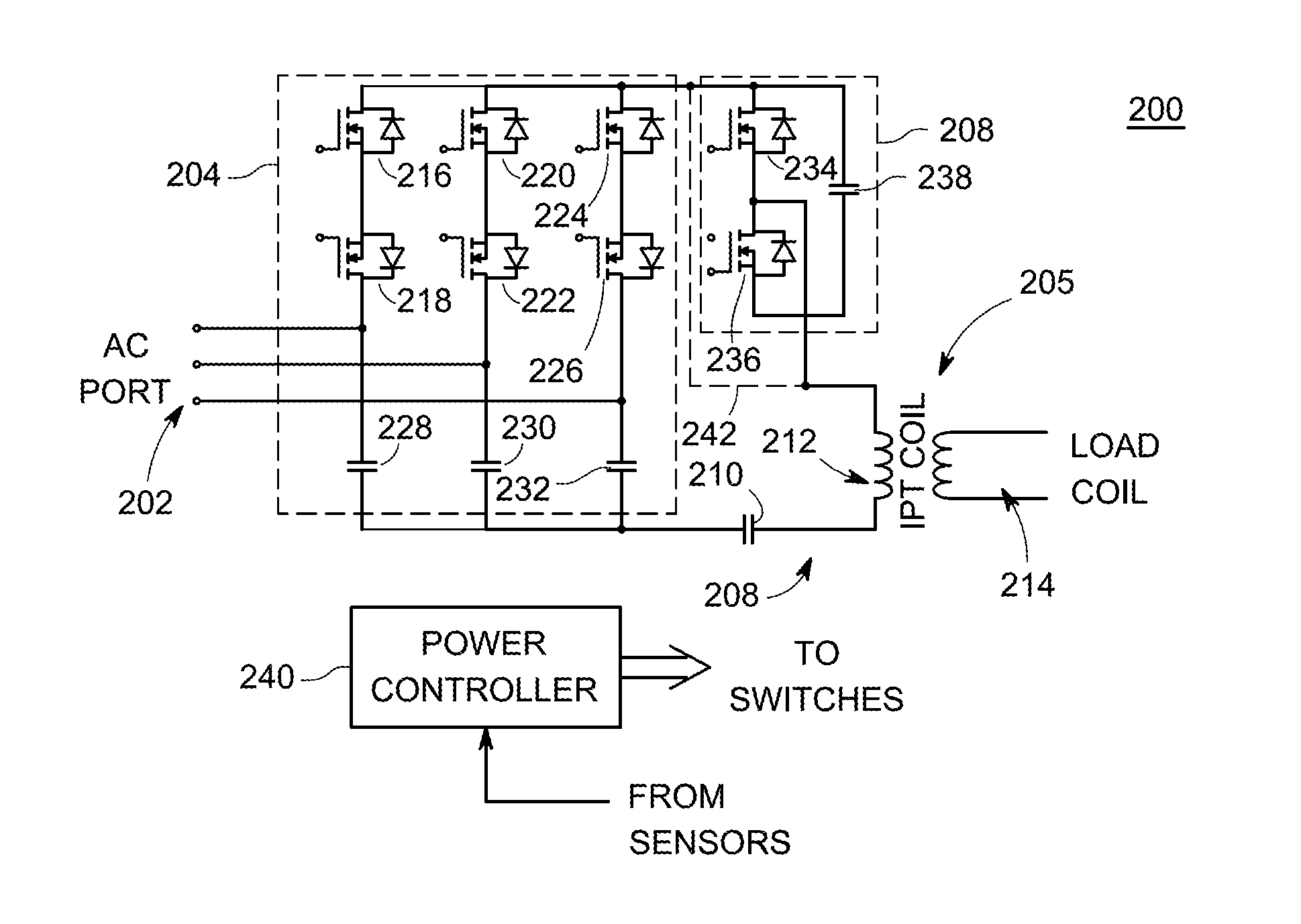 Inductive power transfer converter