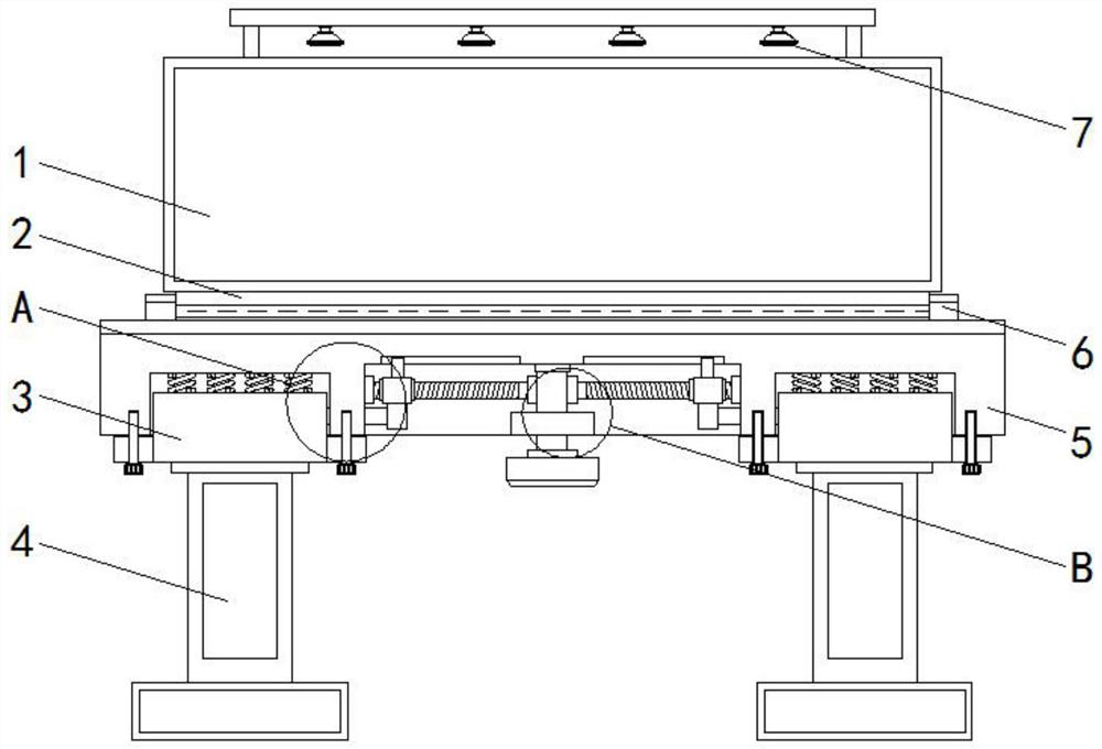 Working table convenient to disassemble and assemble and used for intellectual property research and development